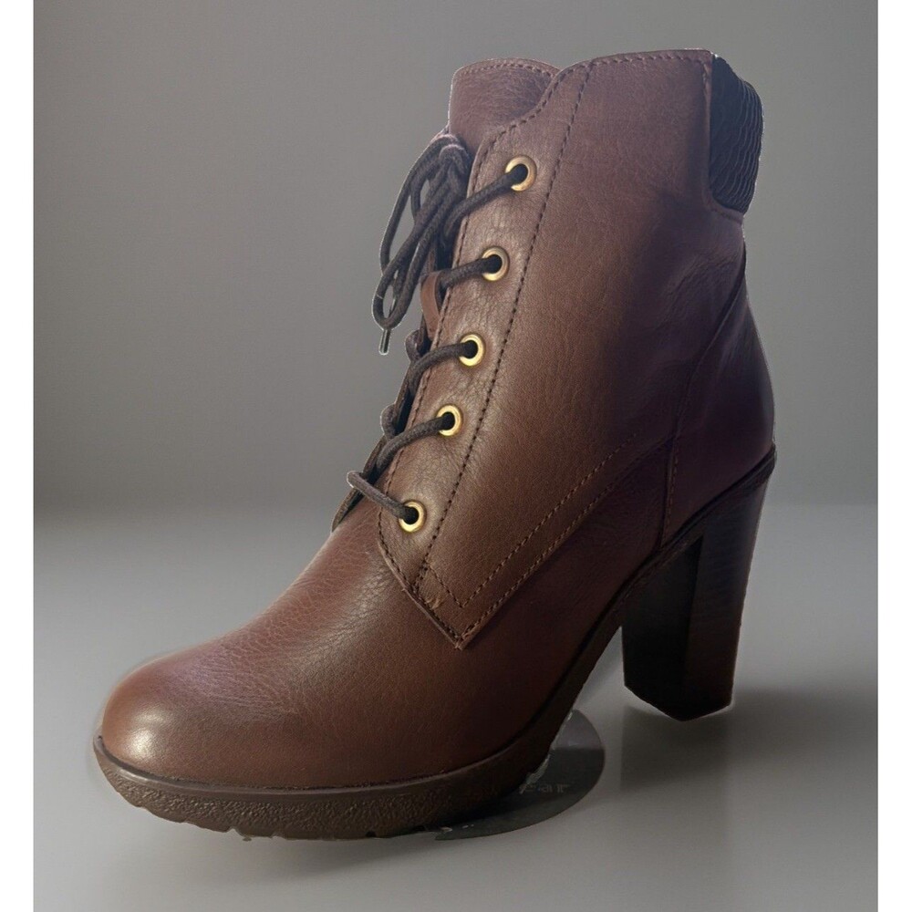 NIB Womens Mas Artisan Footwear Marcos Heel Laceup Boots Sz 9